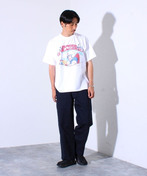 GLOSTER(グロスター)の「昭和アニメヒーローTシャツ(スピードレーサー・ガッチャマン・マジンガーZ)(Tシャツ/カットソー・メンズ・ホワイト系その他2/ブラック系その他/ブラック系その他3/ブラック系その他2/ホワイト系その他3・L/M)」の12枚目の写真