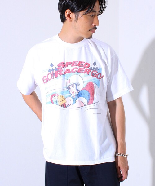 セール】昭和アニメヒーローTシャツ（スピードレーサー