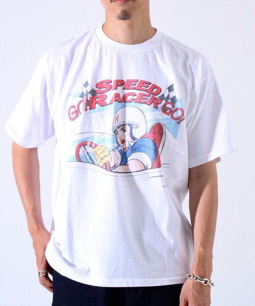 GLOSTER(グロスター)の「昭和アニメヒーローTシャツ(スピードレーサー・ガッチャマン・マジンガーZ)(Tシャツ/カットソー・メンズ・ホワイト系その他2/ブラック系その他/ブラック系その他3/ブラック系その他2/ホワイト系その他3・L/M)」の15枚目の写真