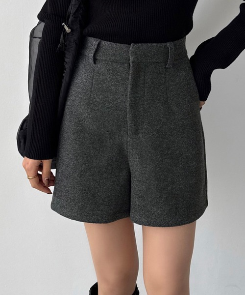 callautia(カラウティア)の「メルトンショートパンツ(その他パンツ・レディース・ブラウン/ブラック/ダークグレー・SMALL/MEDIUM/LARGE)」の9枚目の写真