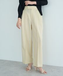 リネンライクシャイニーツイルパンツ