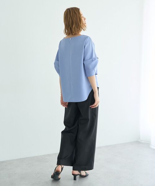 YECCA VECCA（イェッカヴェッカ）の「リネンライクシャイニーツイルパンツ（その他パンツ・レディース・ブラック/ライトベージュ/グレイッシュベージュ・S/M）」の19枚目の写真