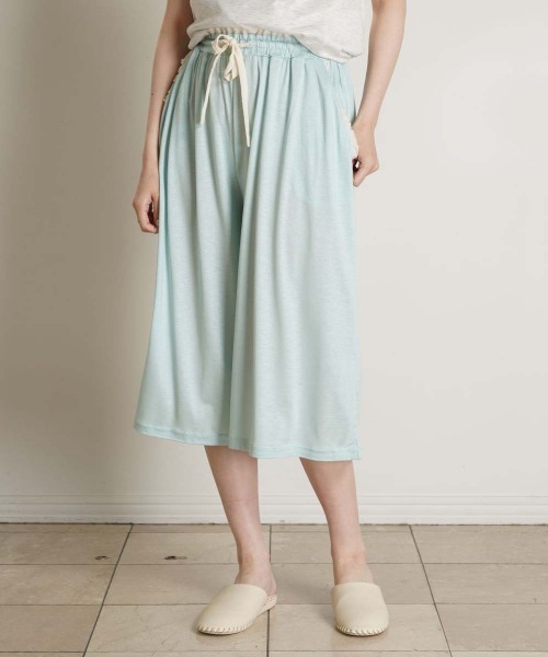 KID BLUE（キッドブルー）の「キッドブルー -２５レーヨン天竺 -7分丈ボトムス -KRBP574 -kidblue（その他パンツ・レディース・ライトグレー/ピンク/ブルー/ミント・M）」の3枚目の写真