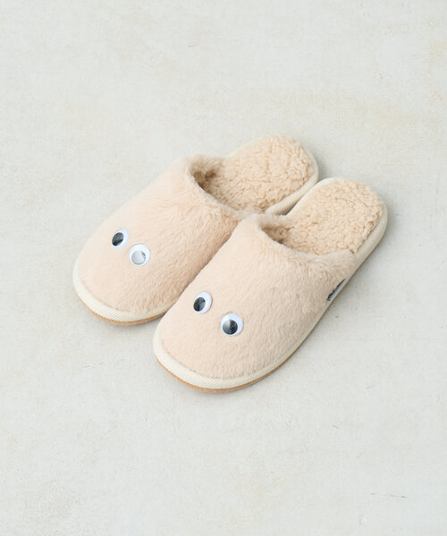 BIRTHDAY BAR（バースデイバー）の「おめめ　ルームシューズ　M・Lサイズ（ルームシューズ/スリッパ・レディース・アイボリー/グレー・0）」の7枚目の写真