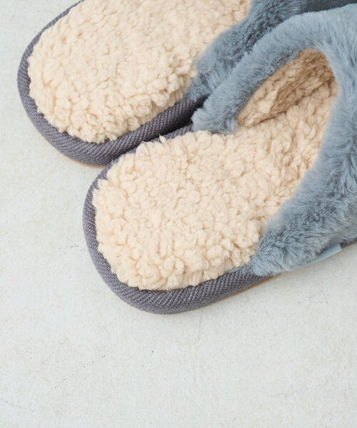 BIRTHDAY BAR（バースデイバー）の「おめめ　ルームシューズ　M・Lサイズ（ルームシューズ/スリッパ・レディース・アイボリー/グレー・0）」の16枚目の写真