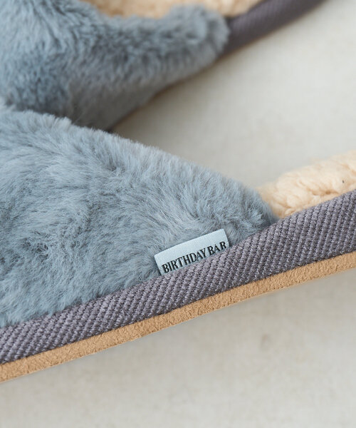 BIRTHDAY BAR（バースデイバー）の「おめめ　ルームシューズ　M・Lサイズ（ルームシューズ/スリッパ・レディース・アイボリー/グレー・0）」の19枚目の写真