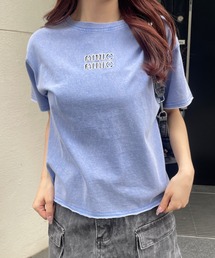 ヴィンテージ加工 ピグメント 刺繍Tシャツ