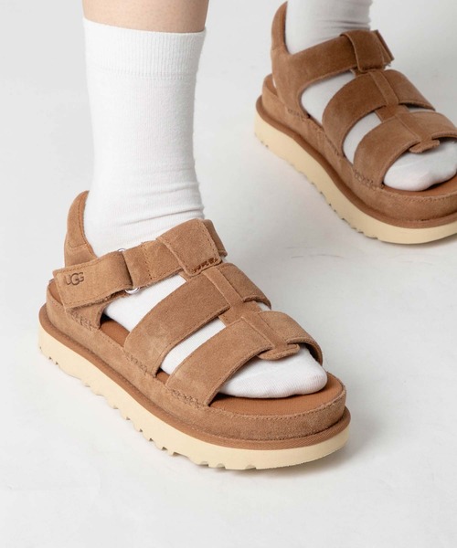 【UGG】ゴールデンスター ストラップ サンダル スエード 楽天市場】アグ サンダル UGG ウィメンズ GoldenStar Strap