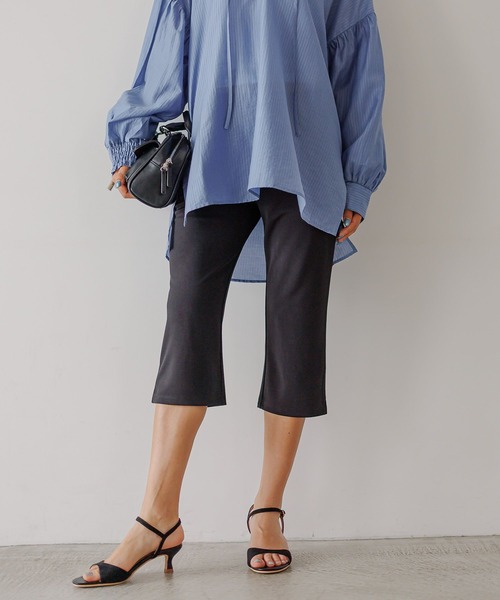 BAYFLOW（ベイフロー）の「[ストレッチ入り]カプリパンツ（その他パンツ・レディース・ブラック・SMALL/MEDIUM）」の6枚目の写真