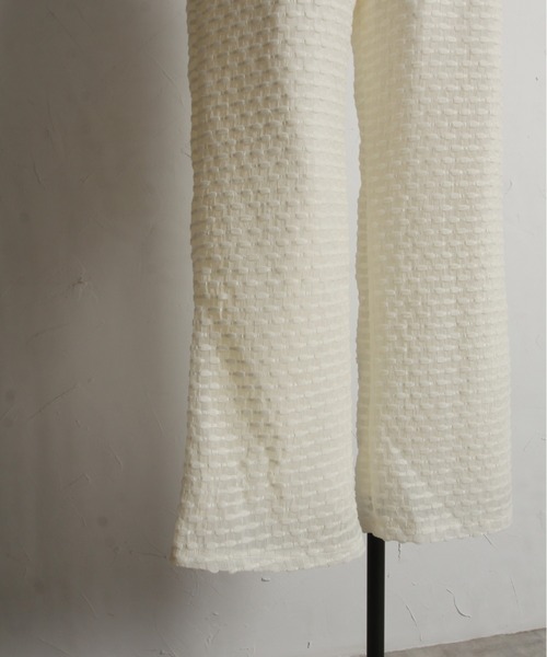 tocco closet（トッコ　クローゼット）の「【ZOZO限定】ドットリラックスパンツ　※セットアップ可能（その他パンツ・レディース・ブラック/オフホワイト/ブラック×ホワイト・M）」の8枚目の写真