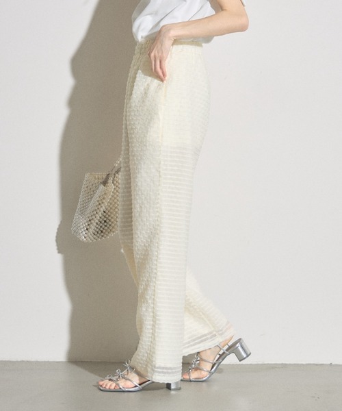 tocco closet（トッコ　クローゼット）の「【ZOZO限定】ドットリラックスパンツ　※セットアップ可能（その他パンツ・レディース・ブラック/オフホワイト/ブラック×ホワイト・M）」の17枚目の写真