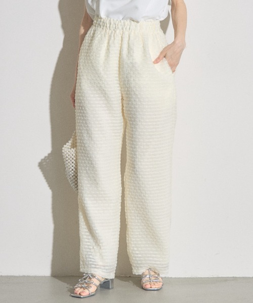 tocco closet（トッコ　クローゼット）の「【ZOZO限定】ドットリラックスパンツ　※セットアップ可能（その他パンツ・レディース・ブラック/オフホワイト/ブラック×ホワイト・M）」の16枚目の写真