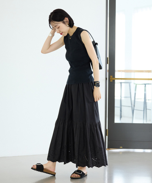 LE TALON(ルタロン)の「VINILO/ヴィニーロ FRINGESANDAL(サンダル・レディース・ベージュ/ブラック・35/38/39/36/37)」の4枚目の写真