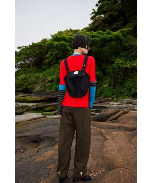 POINT BORDER BLOCKING KT（ニット/セーター）｜OMMO（オーエム