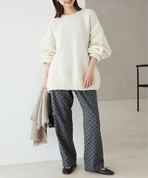 SLOBE IENA(スローブイエナ)の「《WEB限定サイズあり/追加2》BONITAS/ボニータス バレエシューズ(バレエシューズ・レディース・ベージュ/ブラック・24.5cm/24cm/23.5cm/23cm/22.5cm)」の6枚目の写真