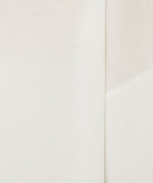 abahouse mavie（アバハウスマヴィ）の「【大人の推しT！】シルケット天竺ワイドTシャツ/半袖（Tシャツ/カットソー・レディース・ブラック/サックスブルー/ホワイト/ダークブラウン・フリー）」の9枚目の写真