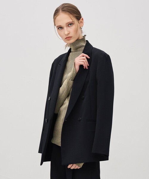 ウォッシャブルウールライクツイル ジャケット（テーラードジャケット