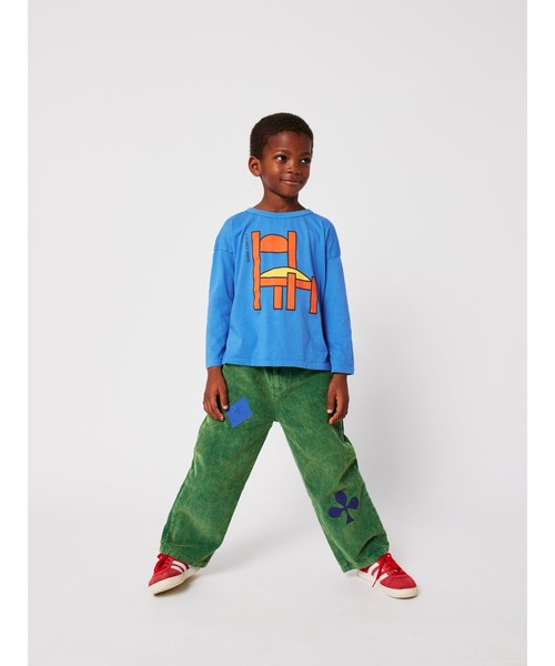 BOBO CHOSES(ボボショーズ)の「Chair T-shirt(Tシャツ/カットソー・キッズ・ブルー・2-3YEAR/4-5YEAR/6-7YEAR/10-11y/12-13y)」の3枚目の写真