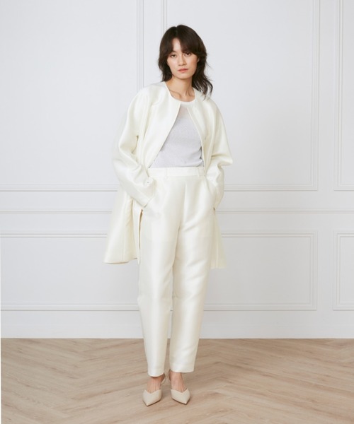 INED（イネド）の「ジャガードパンツ《la veille by SUPERIOR CLOSET》（その他パンツ・レディース・ネイビー/アイボリー・11号/9号）」の9枚目の写真