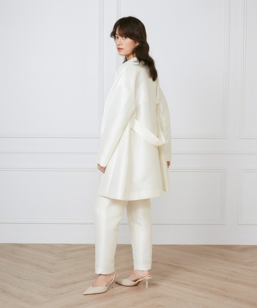 INED（イネド）の「ジャガードパンツ《la veille by SUPERIOR CLOSET》（その他パンツ・レディース・ネイビー/アイボリー・11号/9号）」の11枚目の写真