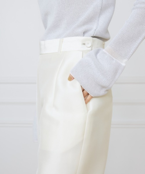 INED（イネド）の「ジャガードパンツ《la veille by SUPERIOR CLOSET》（その他パンツ・レディース・ネイビー/アイボリー・11号/9号）」の14枚目の写真