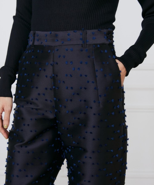 INED（イネド）の「ジャガードパンツ《la veille by SUPERIOR CLOSET》（その他パンツ・レディース・ネイビー/アイボリー・11号/9号）」の18枚目の写真