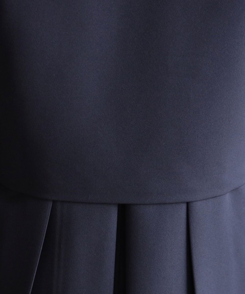 DRESS PLUS(ドレスプラス)の「喪服にも使えるノーカラージャケット(カーディガン/ボレロ・レディース・ネイビー/ブラック・L/M/XL)」の18枚目の写真