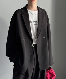 Classical Origin(NVJIW)́yClassical Originzul̕iBv_ue[[hI[o[TCYWPbg/Double-breasted tailored oversized jacket(e[[hWPbg)