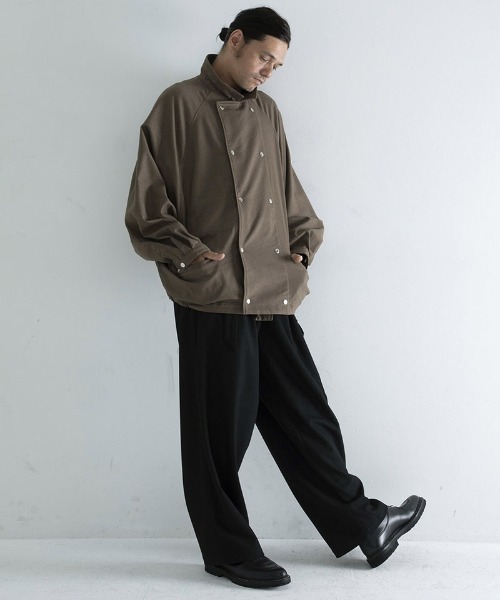 EGO TRIPPING(エゴトリッピング)の「mj10947-FRENCHDOLMA ドルマンスリーブジャケット(その他アウター・メンズ・杢グレー/ブラック系その他/ベージュ・46/48)」の22枚目の写真