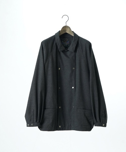 EGO TRIPPING(エゴトリッピング)の「mj10947-FRENCHDOLMA ドルマンスリーブジャケット(その他アウター・メンズ・杢グレー/ブラック系その他/ベージュ・46/48)」の19枚目の写真