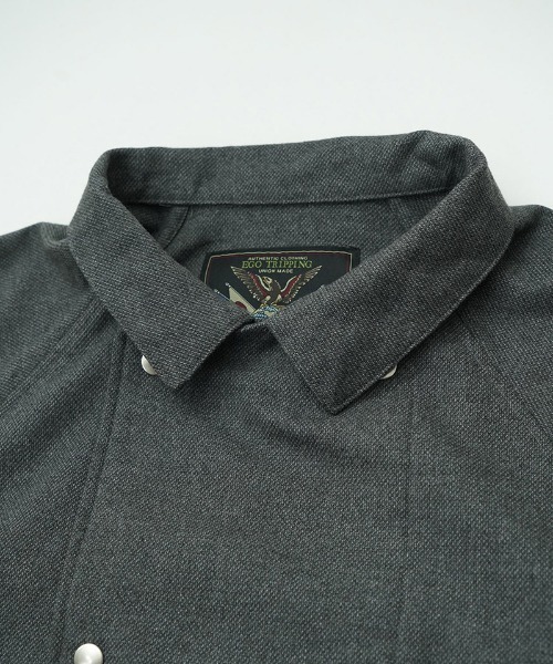 EGO TRIPPING(エゴトリッピング)の「mj10947-FRENCHDOLMA ドルマンスリーブジャケット(その他アウター・メンズ・杢グレー/ブラック系その他/ベージュ・46/48)」の15枚目の写真