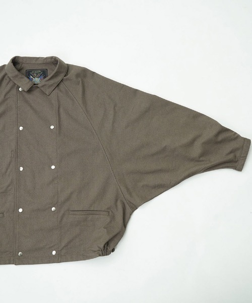 EGO TRIPPING(エゴトリッピング)の「mj10947-FRENCHDOLMA ドルマンスリーブジャケット(その他アウター・メンズ・杢グレー/ブラック系その他/ベージュ・46/48)」の7枚目の写真