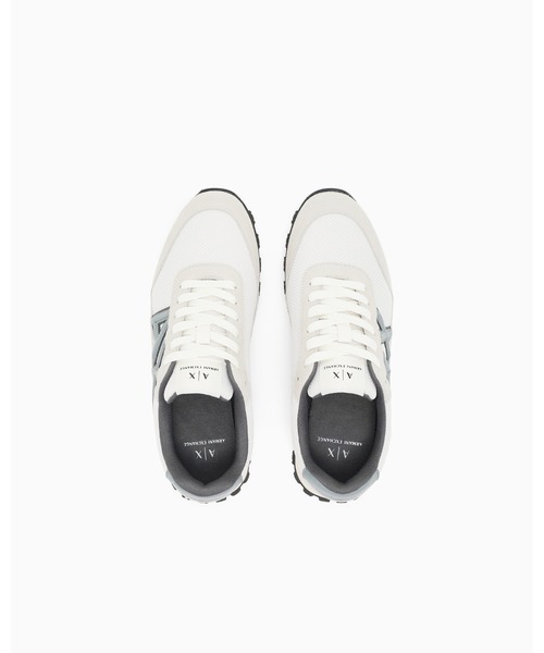 ARMANI EXCHANGE(アルマーニエクスチェンジ)の「【A|X アルマーニ エクスチェンジ】AXロゴ レースアップスニーカー(スニーカー・メンズ・ライトグレー/オフホワイト/ダークブルー/カーキ/ブラック/チャコールグレー/ホワイト・5.5/6/6.5/7/7.5/8/8.5/9/9.5)」の8枚目の写真