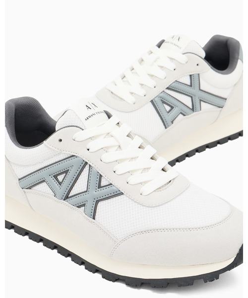 ARMANI EXCHANGE(アルマーニエクスチェンジ)の「【A|X アルマーニ エクスチェンジ】AXロゴ レースアップスニーカー(スニーカー・メンズ・ライトグレー/オフホワイト/ダークブルー/カーキ/ブラック/チャコールグレー/ホワイト・5.5/6/6.5/7/7.5/8/8.5/9/9.5)」の11枚目の写真
