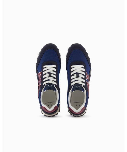 A|X アルマーニ エクスチェンジ】AXロゴ レースアップスニーカー