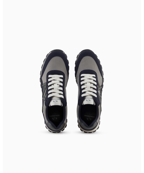 ARMANI EXCHANGE(アルマーニエクスチェンジ)の「【A|X アルマーニ エクスチェンジ】AXロゴ レースアップスニーカー(スニーカー・メンズ・ライトグレー/オフホワイト/ダークブルー/カーキ/ブラック/チャコールグレー/ホワイト・5.5/6/6.5/7/7.5/8/8.5/9/9.5)」の13枚目の写真