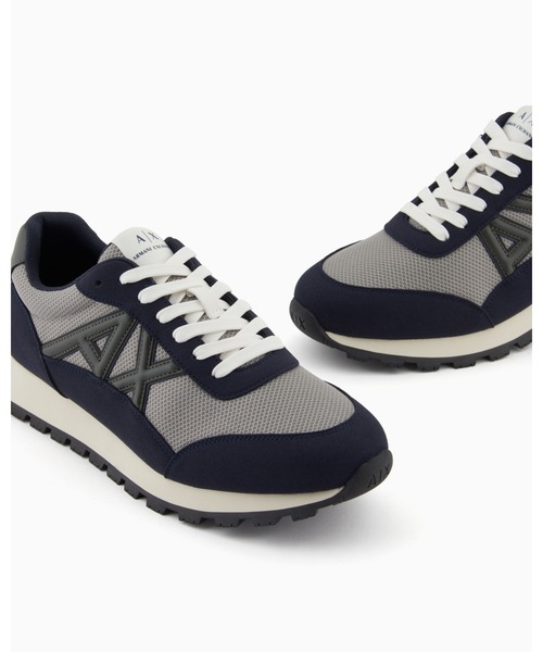 ARMANI EXCHANGE(アルマーニエクスチェンジ)の「【A|X アルマーニ エクスチェンジ】AXロゴ レースアップスニーカー(スニーカー・メンズ・ライトグレー/オフホワイト/ダークブルー/カーキ/ブラック/チャコールグレー/ホワイト・5.5/6/6.5/7/7.5/8/8.5/9/9.5)」の16枚目の写真