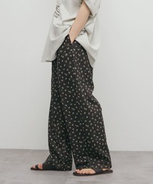 KBF | フラワープリントメッシュパンツ(その他パンツ)