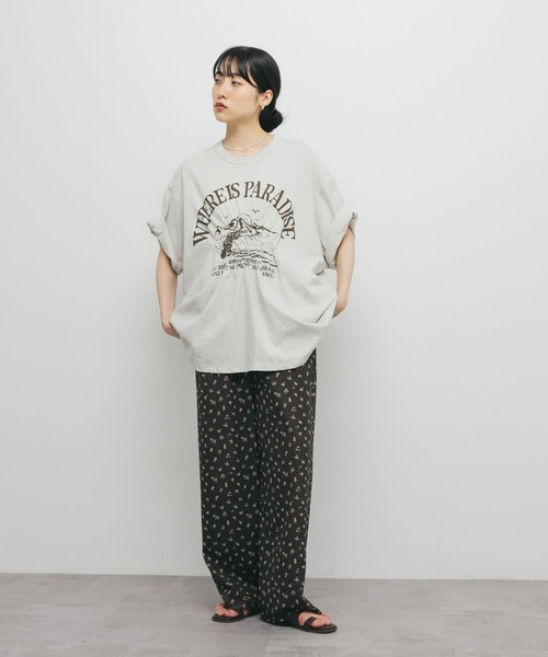 フラワープリントメッシュパンツ（その他パンツ）｜KBF