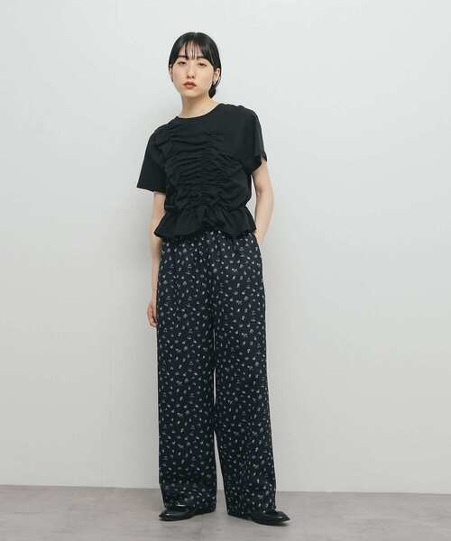 KBF(ケイビーエフ)の「フラワープリントメッシュパンツ(その他パンツ・レディース・ブラウン系その他/ブルー系その他・ONE)」の15枚目の写真