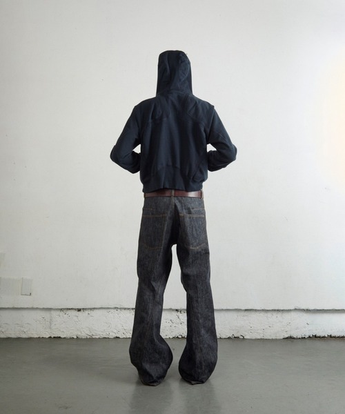 パンツ nvrfrgt 3D Twisted Wide Leg Jeans 3D TWISTED WIDE LEG JEANS（デニムパンツ）｜NVRFRGT（ネヴァー
