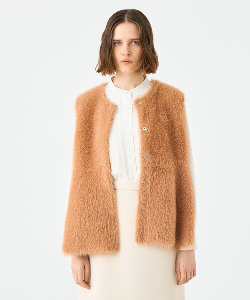 フェザーヤーン ペプラムベスト（ベスト）｜BALLSEY（ボールジィ