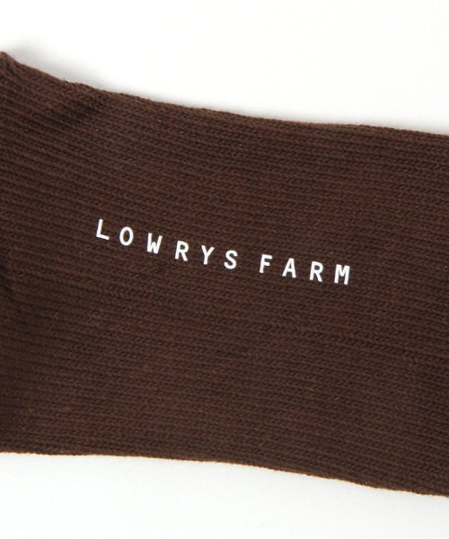 LOWRYS FARM（ローリーズファーム）の「ロゴカラーソックス　573002（ソックス/靴下・レディース・ブラウン/グリーン/レッド/ブルー・FREE）」の8枚目の写真