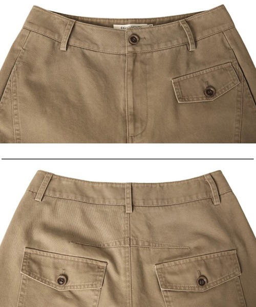 EIGHTHMONTH(エイスマンス)の「カーブライン ワイドパンツ EM25a008【EIGHTHMONTH】(その他パンツ・レディース・カーキ・M/S/L)」の15枚目の写真