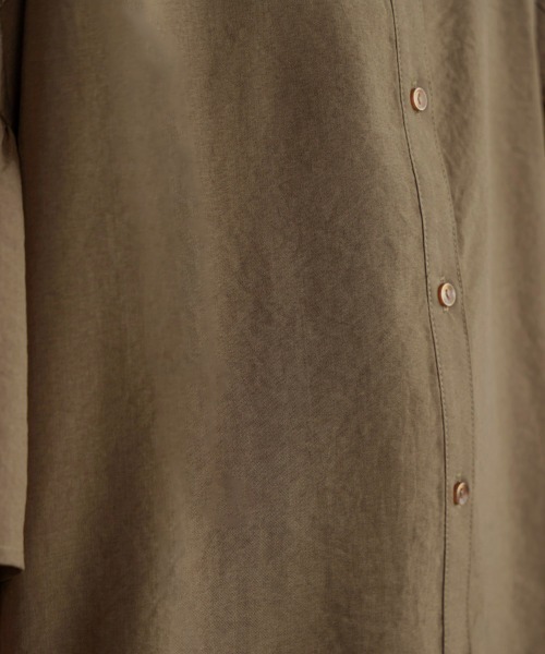 Bou Jeloud(ブージュルード)の「ギャザースリーブシャツ(シャツ/ブラウス・レディース・ライム/モカ/ブラック・38)」の16枚目の写真