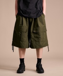 CALIFORNIA OUTFITTERS（カリフォルニア アウトフィッターズ）の「G 7D26 ワイドカーゴハーフパンツ A ドローコード ビッグポケット（カーゴパンツ）」