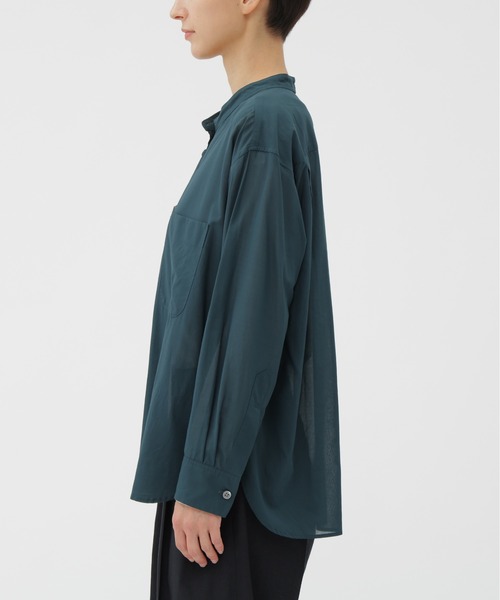 MARGARET HOWELL(マーガレットハウエル)の「COTTON VOILE(シャツ/ブラウス・レディース・ベージュ/グリーン・2/1)」の8枚目の写真