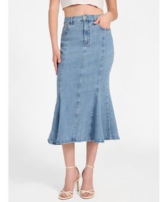 LIA Denim Midi Skirt