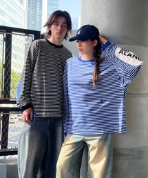 ALAND | 【UNISEX】ALAND/ボーダーロンT(Tシャツ/カットソー)