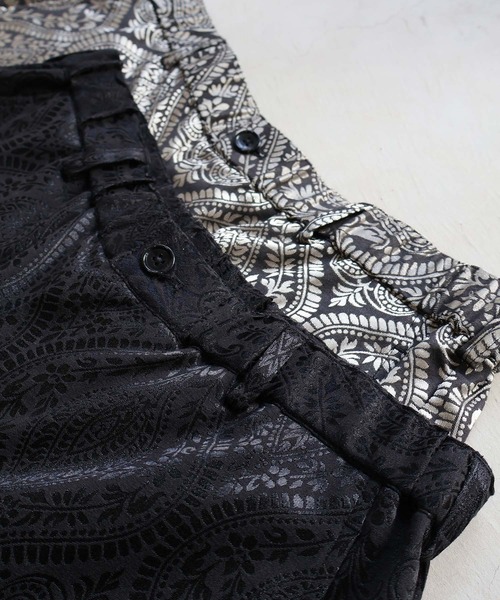 NOISE MAKER（ノイズメーカー）の「クラシックペイズリーメガショーツ（その他パンツ・メンズ・ブラック/チャコールグレー・XL/L/M）」の3枚目の写真